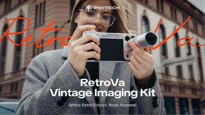 PGYTECH Launches RetroVa on Kickstarter, Innovating Camera-Inspired Experience for Mobile Photography