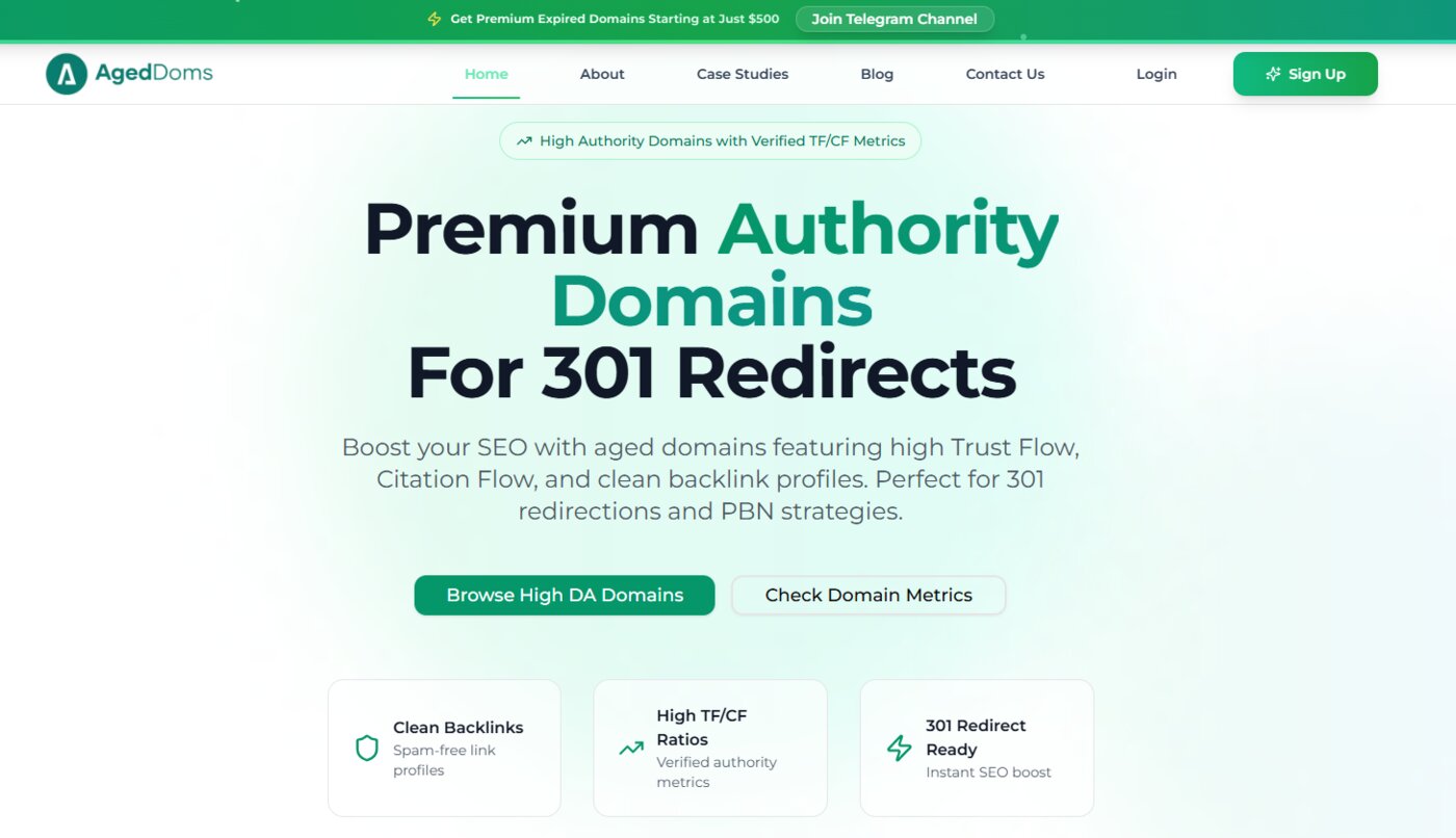 AgedDoms Expands Access to Aged Domains With Clean Authority Transfer