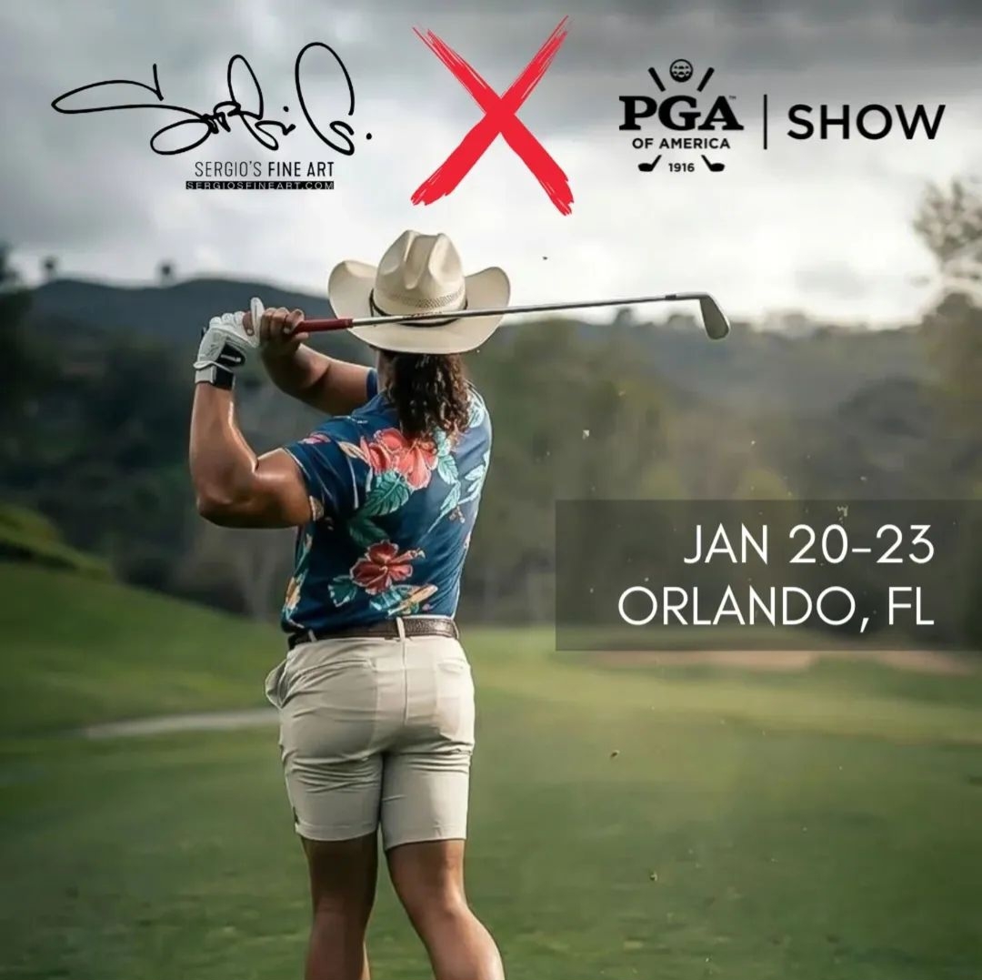Sergio Gutierrez Returns to the 2026 PGA Show in Orlando as a Featured Live Event Painter