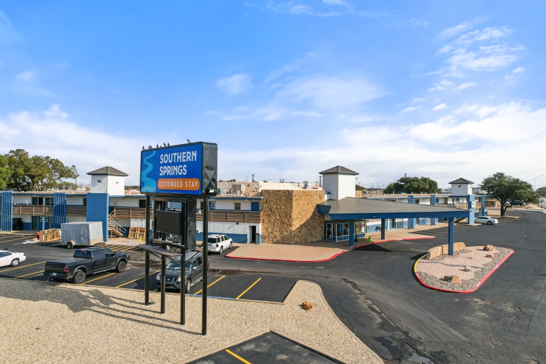Southern Springs Extended Stay under new ownership, making it the Highest-Rated Extended Stay In Lubbock