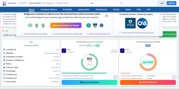 Rankiteo Opens Global Tender for Cyber Insurers: Exclusive Access to 5 million Enterprise Profiles and the Future of Cyber Insurance Distribution