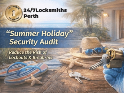 24/7 Locksmiths Perth: The “Summer Holiday” Security Audit