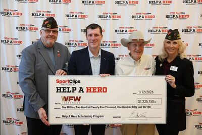 Sport Clips Haircuts Celebrates $1.22M Raised for Veterans’ Scholarships & Thousands of Free Haircuts Given During its 2025 Help A Hero Campaign