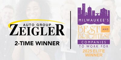 Zeigler Auto Group Earns Second Milwaukee’s Medium Business Best of Best Elite Award from NABR