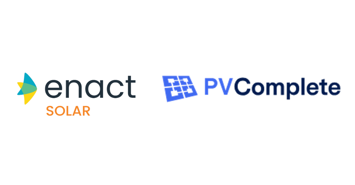 Enact Solar and PVComplete Unite to Create Industry’s First End-to-End AI-Enabled Solar Software Platform