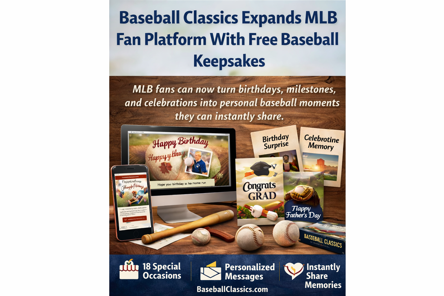Baseball Classics Expands Fan Platform With Free Baseball Keepsakes
