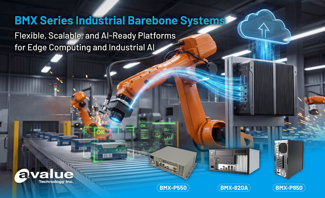 Avalue Technology Launches the BMX Series Industrial Barebone Systems
