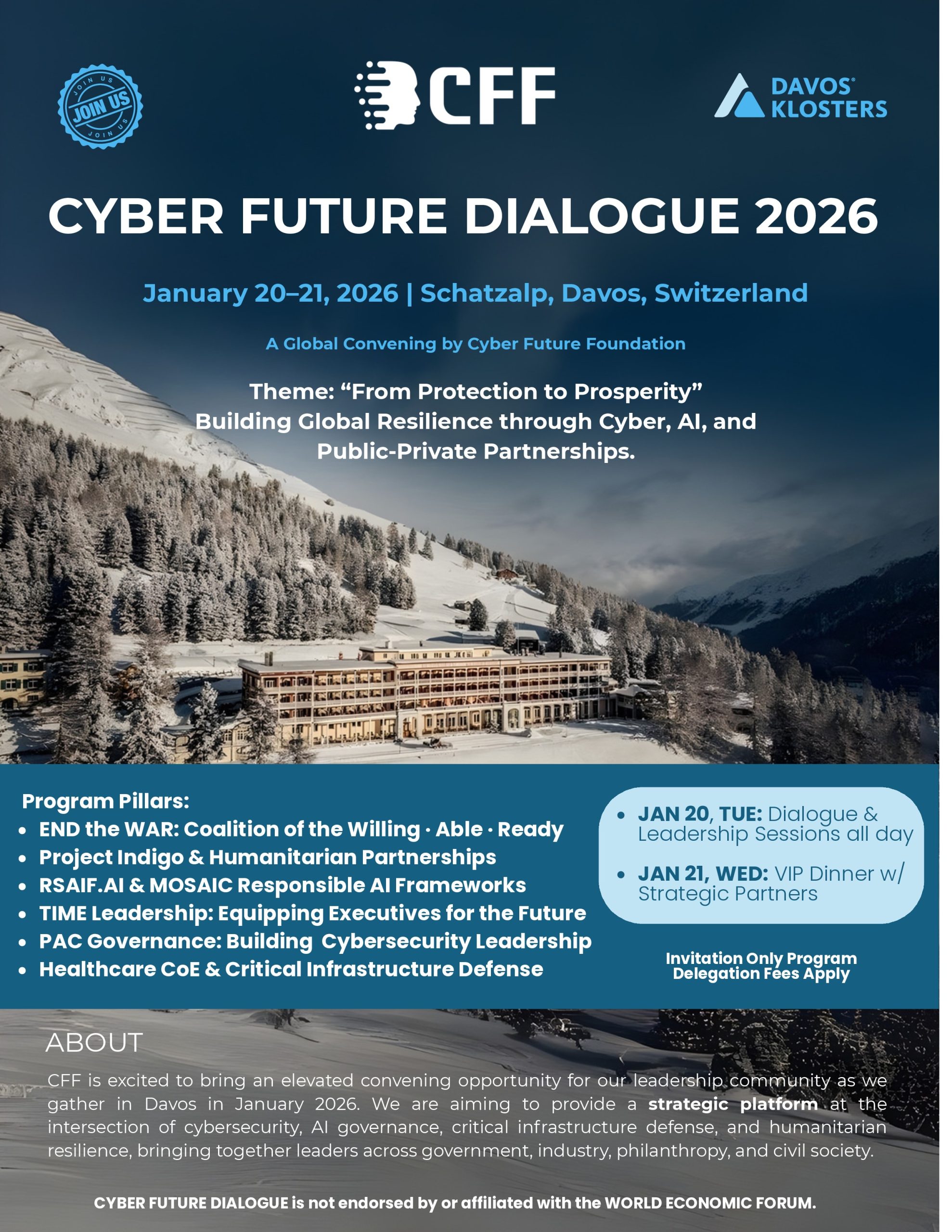 Digital Global Systems Joins Cyber Future Foundation at the Cyber Future Dialogue 2026 in Davos