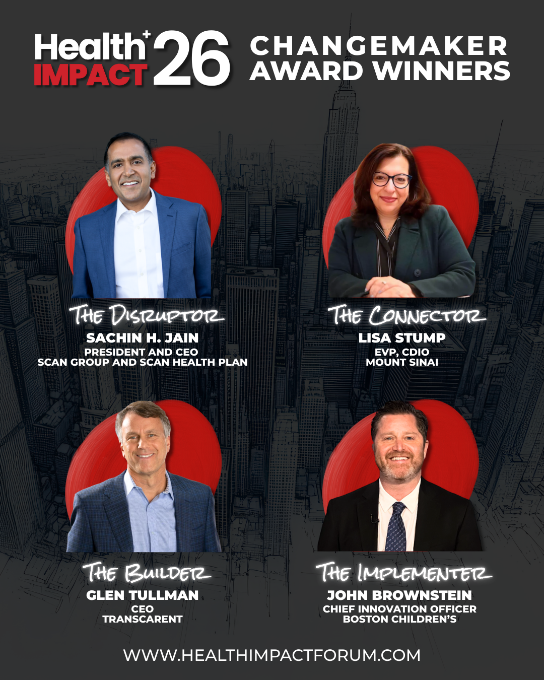 HealthIMPACT Announces 2026 Changemaker Award Winners Honoring Healthcare’s Architects and Builders of the Future