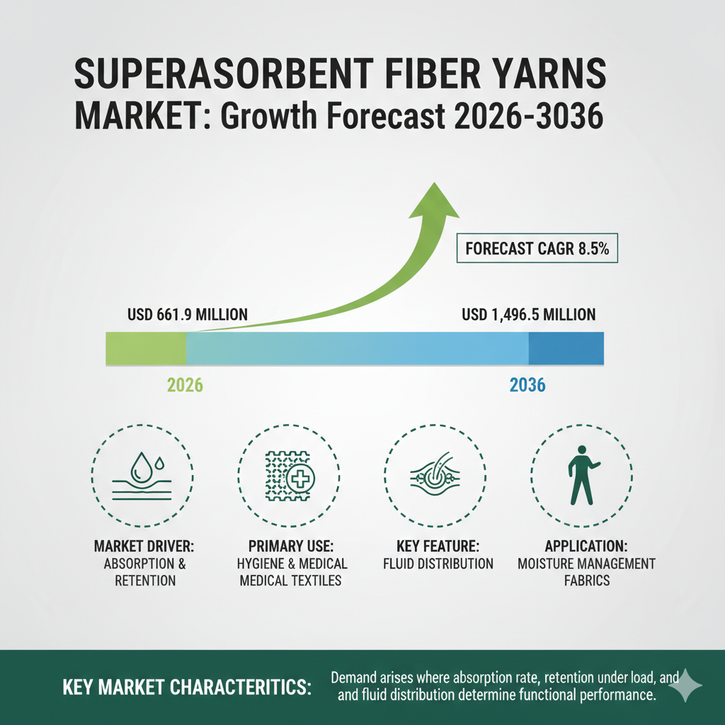 Global Superabsorbent Fiber Yarns Market: Engineering Advanced Fluid Management