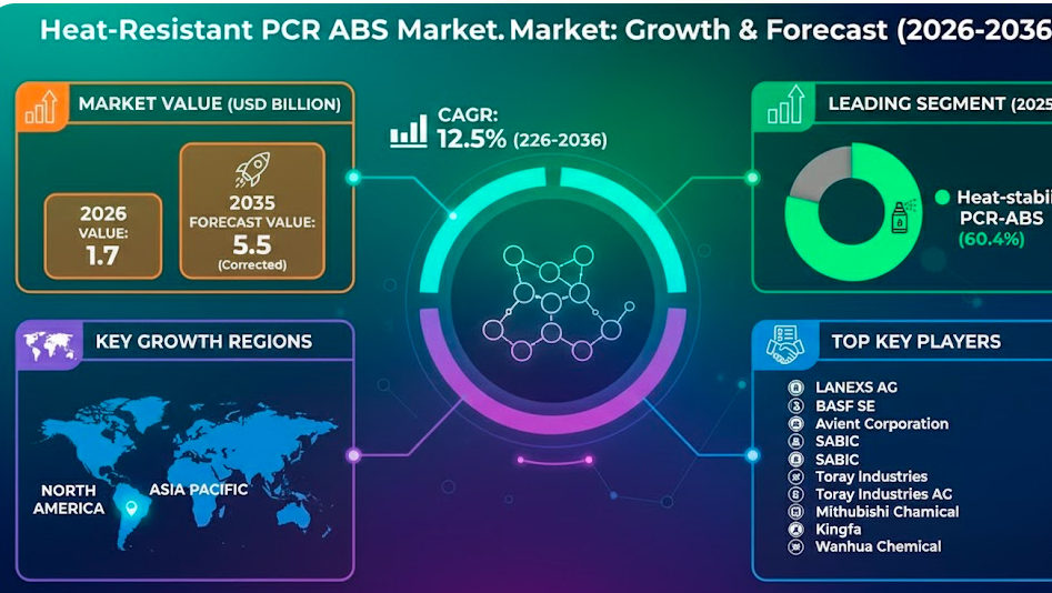 Comprehensive Analysis of the Heat-Resistant PCR ABS Market: Technology Evolution, Regional Demand
