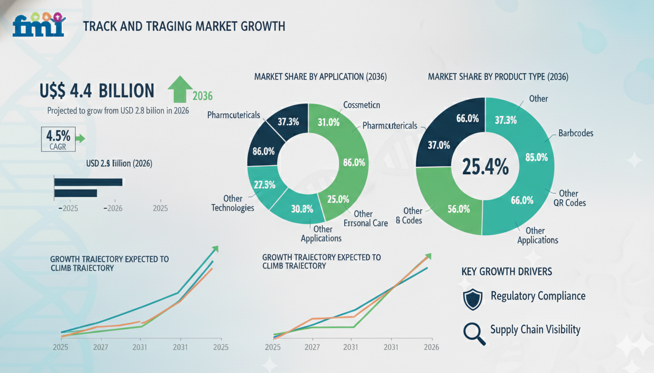 Track and Trace Packaging Market Valuation, ROI Potential & Long-Term Growth Prospects 2026–2036