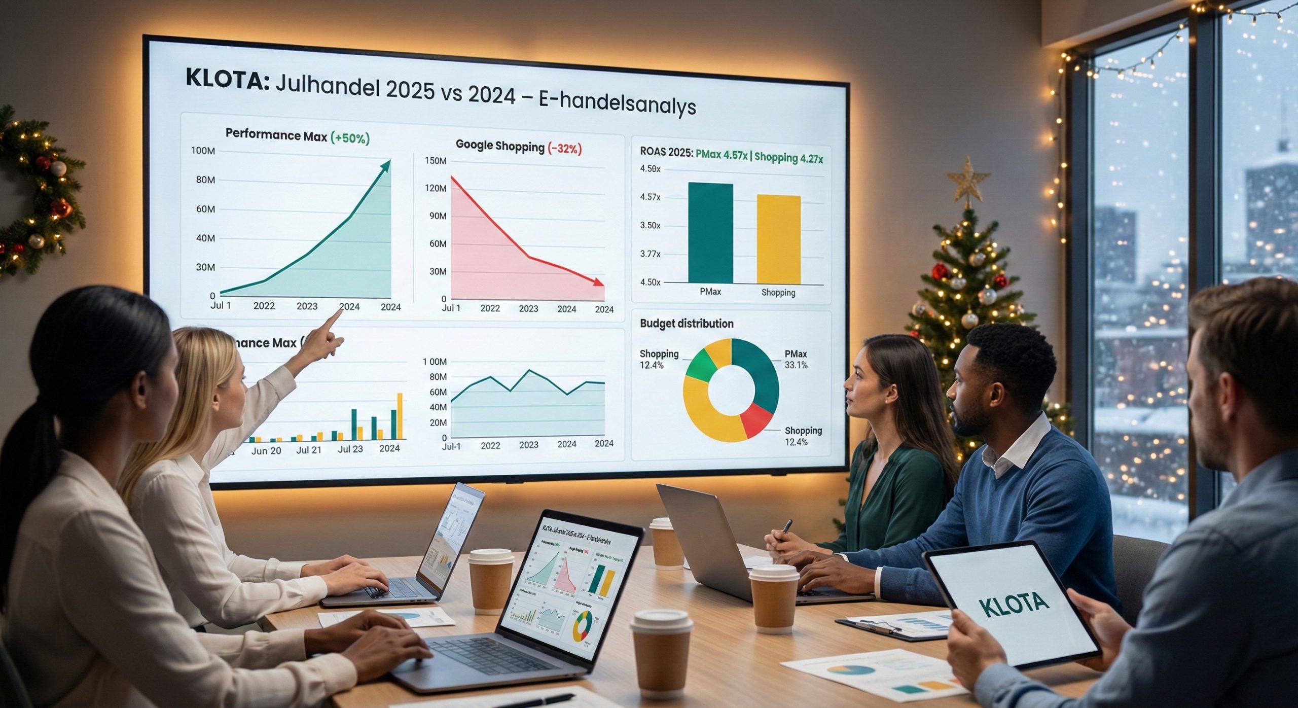 Swedish E-Commerce Study: Performance Max Ad Spend Surges 50% During 2025 Holiday Season