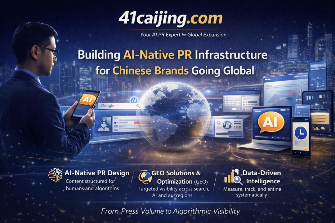 41caijing.com – Building AI-Native PR Infrastructure for Chinese Brands Going Global