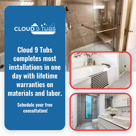 Cloud 9 Tubs Offers Expert Wet-Area Conversions in Merrimack, NH