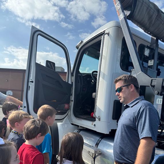 The Dumpster Co. Brings Big Trucks and Big Smiles to Career Day at Katherine B. Sutton Elementary