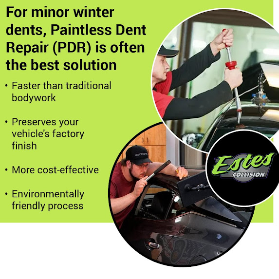 Estes Collision Explains What To Do About Winter Dent Damage