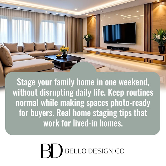 Bello Design Co. Shares Family-Friendly Home Staging Strategies in Temple, TX