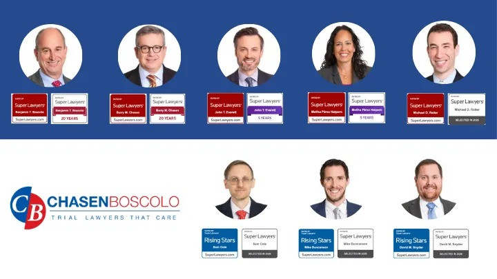 ChasenBoscolo Attorneys Named to 2026 Super Lawyers and Rising Stars Lists