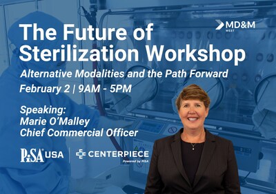 PiSA USA’s Marie O’Malley to Speak at The Future of Sterilization Workshop at MD&M West 2026