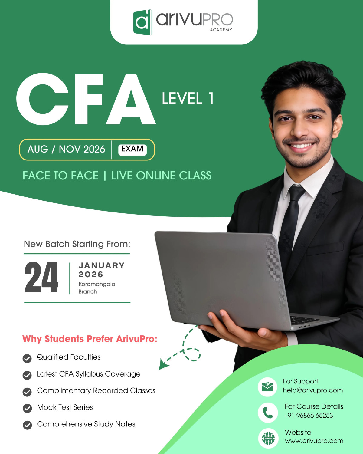 New CFA Batch Launching January 24th, 2026