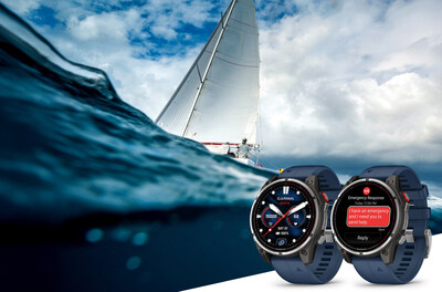 Stay connected on the water with quatix 8 Pro nautical smartwatch from Garmin, featuring inReach technology