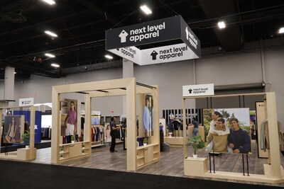 Next Level Apparel Introduces a Product-First Trade Show Booth Experience at PPAI Expo Las Vegas and Impressions Expo Long Beach