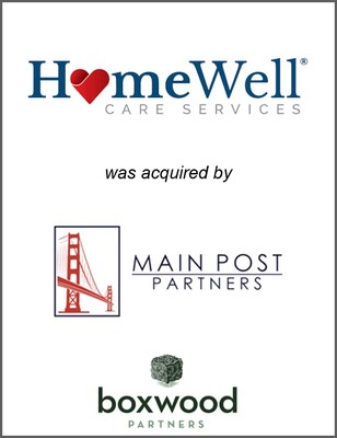 Boxwood Partners Advises HomeWell Franchising Inc.️® on Its Sale to Main Post Partners and Management