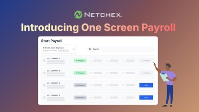 Netchex Launches OneScreen Payroll: A New Era of Payroll Confidence