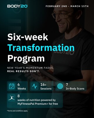 BODY20 Launches Six-Week Transformation Program Designed for Measurable, Personalized Results