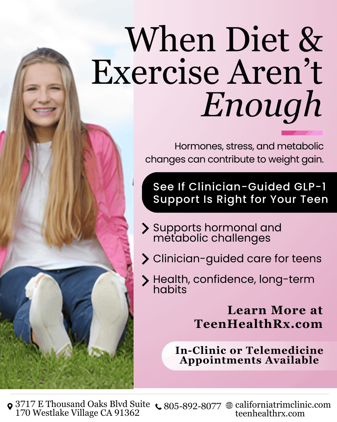 California Trim Clinic Reports Strong Nationwide Demand for Physician-Led Teen Medical Weight Management Program via Telemedicine