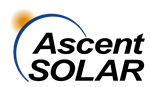 Ascent Solar Technologies Announces up to $25 Million Private Placement Priced At-The-Market Under Nasdaq Rules