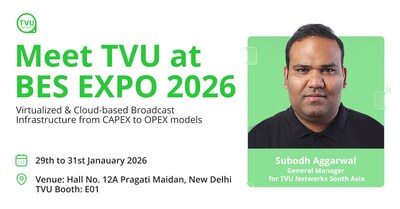 TVU Networks Showcases Complete Cloud-Based Live Production Ecosystem at BES Expo 2026