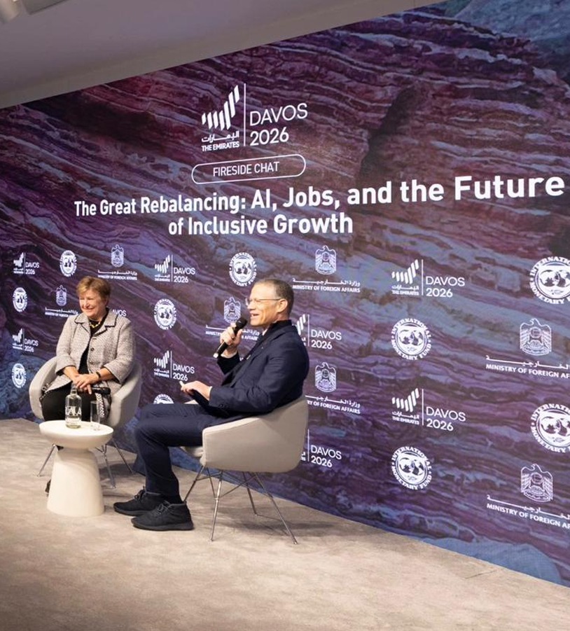 IMF Chief Warns AI “Tsunami” Hitting Jobs as UAE Hosts Davos Dialogue on Inclusive Growth