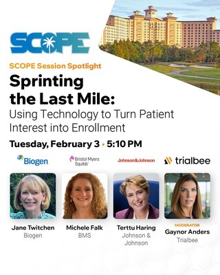Trialbee to Share Vision for the Last Mile of Patient Recruitment with Expert Panel, AI Innovation, and Community Collaboration at SCOPE Summit 2026