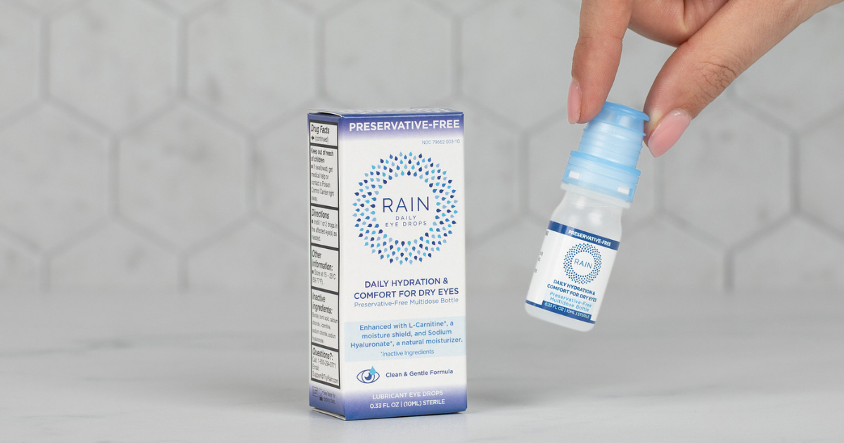 Rain Eye Drops Announces the Launch of Rain Daily Eye Drops, a New 100% Preservative-Free Multidose Formula