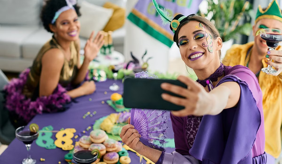 As Mardi Gras Nears, Backyard Party Planning Shifts for Local Families