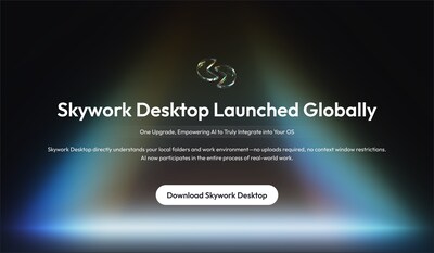 Skywork has launched “Skywork Desktop” globally, enabling Windows PCs to hire an AI employee