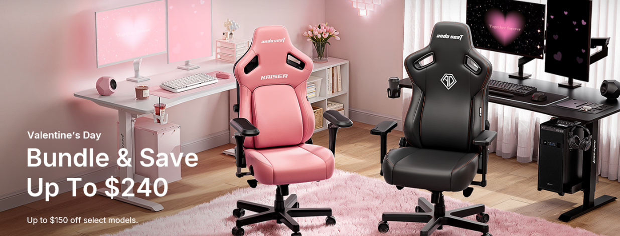 AndaSeat Presents Kaiser 4, Kaiser 3E, and X-Air as Seating Preferences Shift Ahead of Valentine’s Period