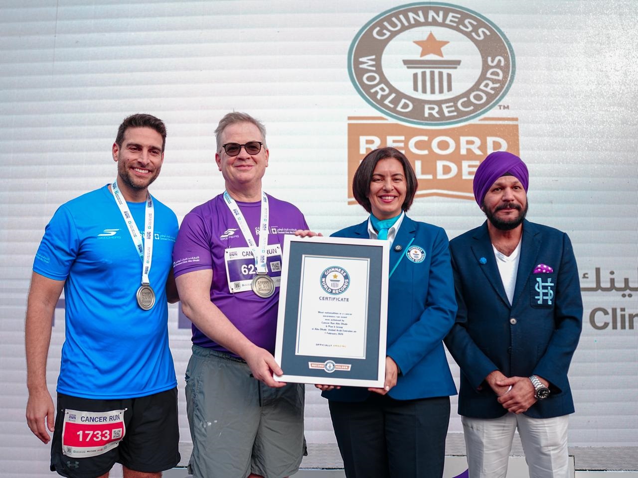 Cancer Run 2026 Abu Dhabi creates new Guinness World Record for the most nationalities participating in a cancer run