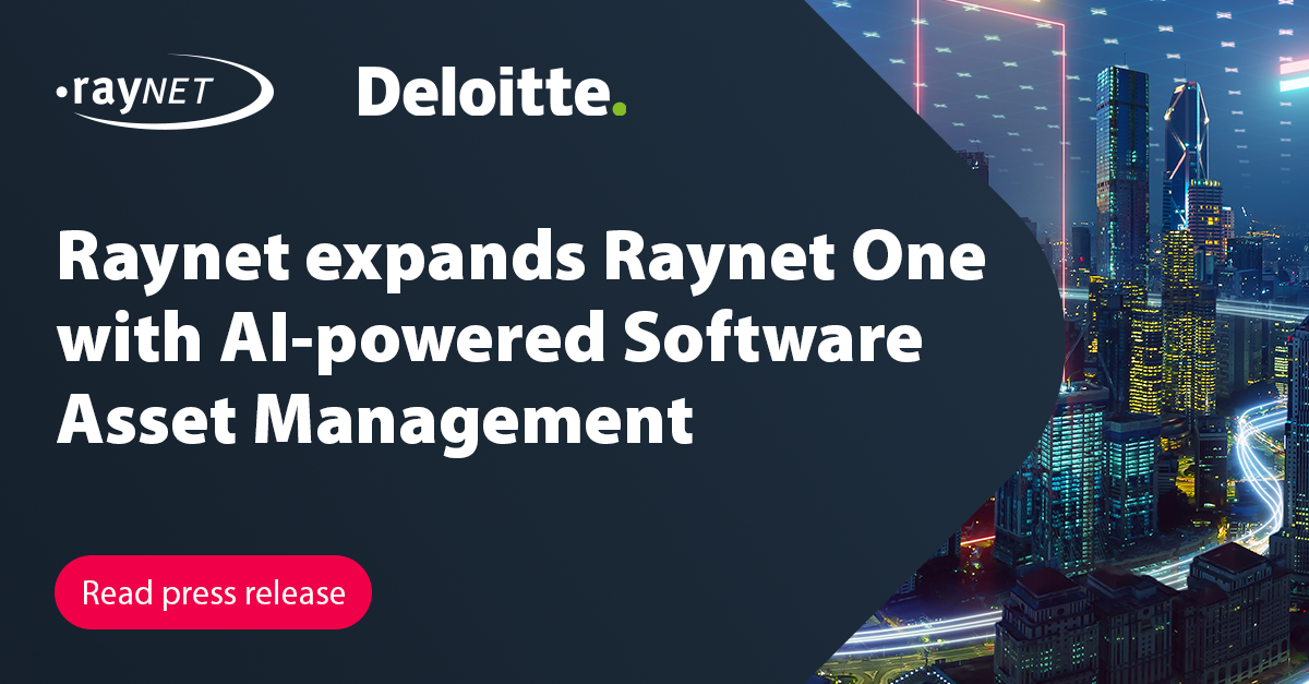 Raynet expands Raynet One with AI-powered Software Asset Management