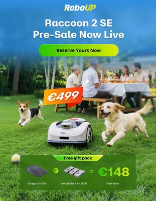 RoboUP Officially Launches Raccoon 2 SE: The Best Mower for Small Lawns