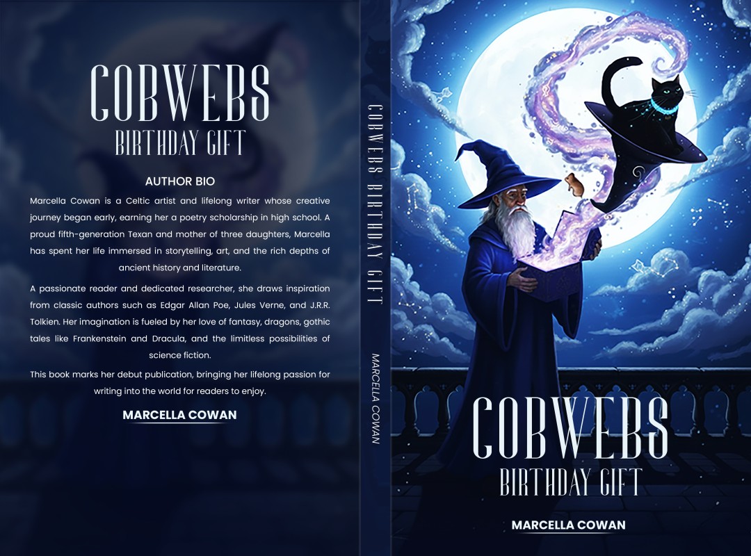 Magical Realism Meets Feline Mischief: Author Marcella Cowan Announces 2025 Release of Cobwebs, a Multi-Format Storybook Celebrating Friendship and Adventure