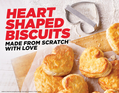 Scratch Made with Love: Hardee’s® Heart Shaped Biscuits Return for Valentine’s Day with New Iced Coffee