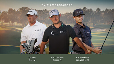 BYLT TEES UP A POWER PARTNERSHIP WITH THREE PGA TOUR ATHLETES