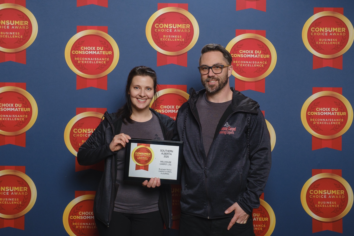 Millhouse Carpet Ltd. Wins Consumer Choice Award for Carpet and Vinyl Flooring in Southern Alberta