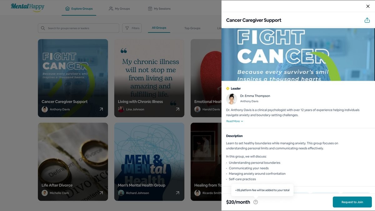 Structured Virtual Support Groups Launch for College Students