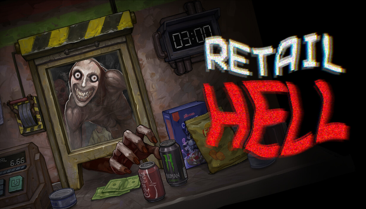 Clock in for a shift in purgatory: Horror-shopkeeping sim Retail Hell launches on Steam